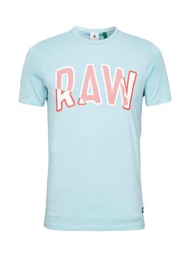 T-Shirt G-Star Multi Layer Blau für Herren