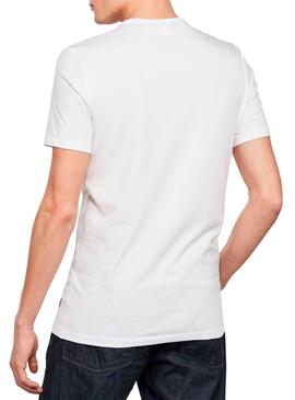 T-Shirt G-Star Multi Layer Weiss für Herren