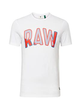 T-Shirt G-Star Multi Layer Weiss für Herren
