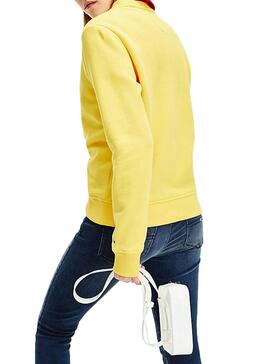 Sweatshirt Tommy Jeans Obst Gelb für Damen