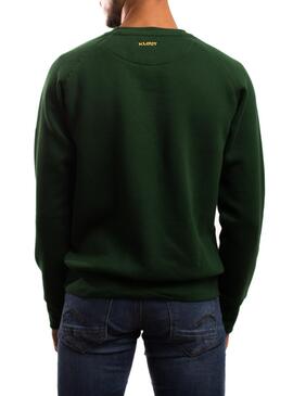 Sweatshirt Klout Basic Grün für Herren