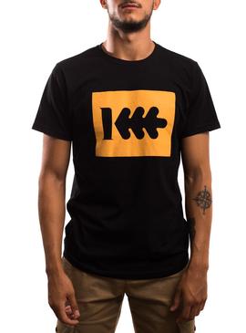 T-Shirt Klout Logo Schwarz für Herren