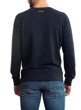 Sweatshirt Klout Organic Patch Marineblau