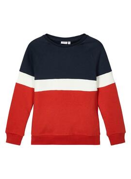 Sweatshirt Name It Sneelo Color Block für Junge