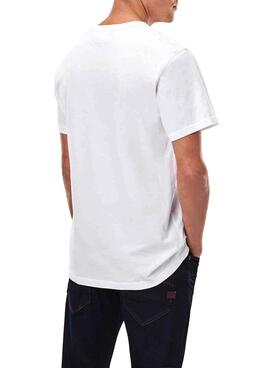 T-Shirt G-Star Raw Compact Weiss für Herren