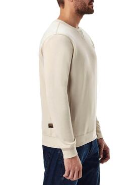 Sweatshirt G-Star Premium Core Beige für Herren