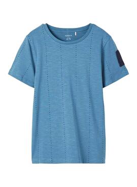 T-Shirt Name It Theodor Blau für Junge