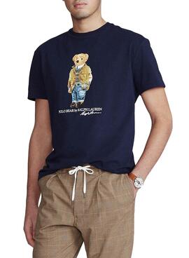 T-Shirt Polo Ralph Lauren Bear Marineblau für Herren