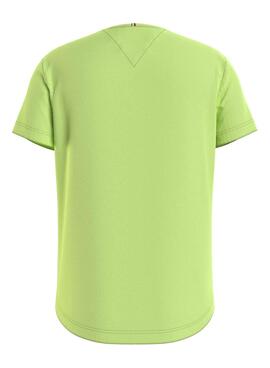T-Shirt Tommy Hilfiger Essential Grün für Mädchen