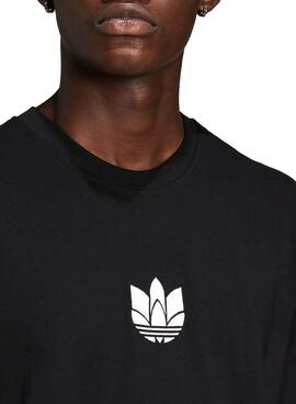 T-Shirt Adidas 3D Trefoil Schwarz für Herren