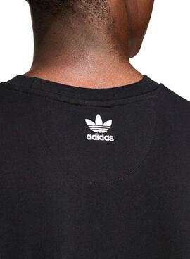 T-Shirt Adidas 3D Trefoil Schwarz für Herren