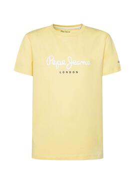 T-Shirt Pepe Jeans Art Gelb für Junge
