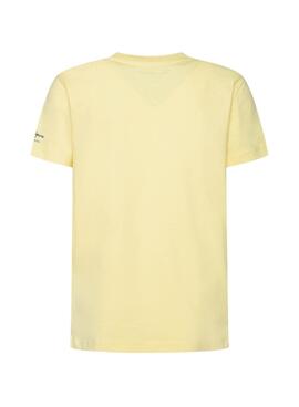 T-Shirt Pepe Jeans Art Gelb für Junge