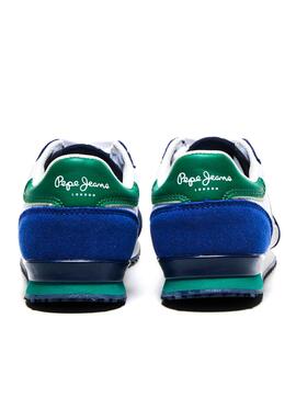 Sneaker Pepe Jeans Sydney Marineblau für Junge