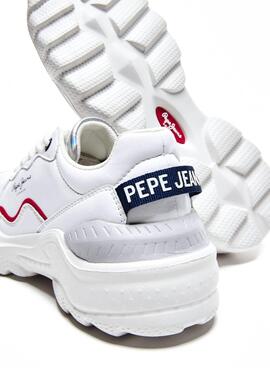 Sneaker Pepe Jeans Eccles Weiss für Mädchen