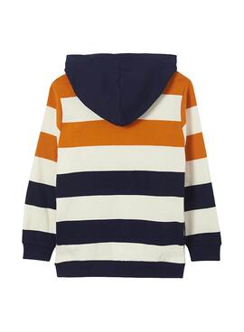 Sweatshirt Mayoral Streifen Orange für Junge