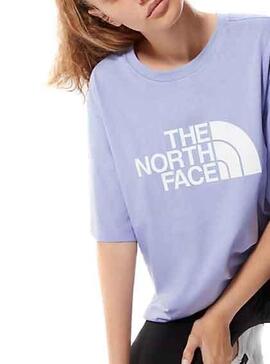 T-Shirt The North Face Easy Süßer Morado Damen