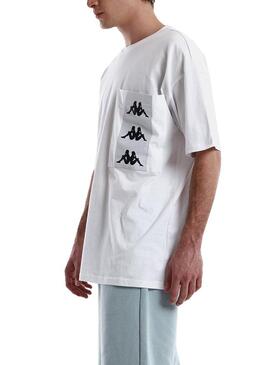T-Shirt Kappa Ewan Weiss für Herren