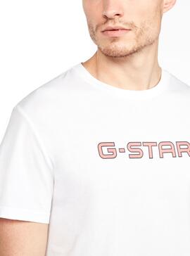 T-Shirt G-Star Geston Weiss