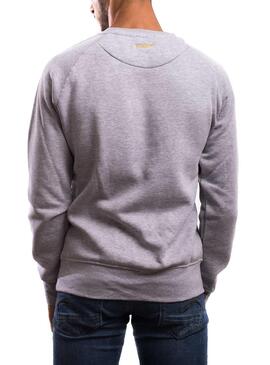 Sweatshirt Klout Basic Grau für Herren