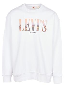 Sweatshirt Levis Desert Weiss für Herren
