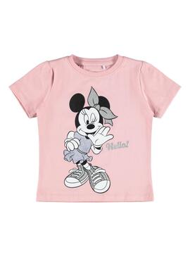 T-Shirt Name It Minnie Rosa für Mädchen