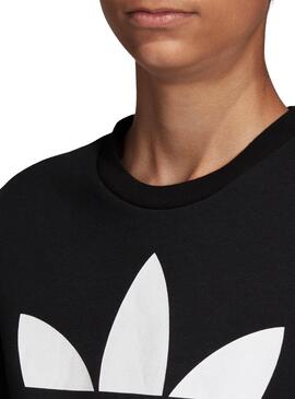 Sweatshirt Adidas Kleeblatt Schwarz Junge