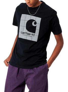 T-Shirt Carhartt Reflektierendes Schwarz für Herren