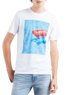 T-Shirt Levis Graphic Summer Weiss Herren