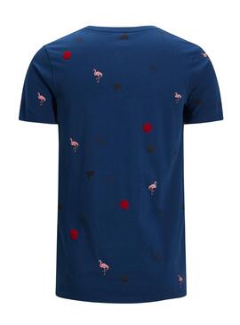 T- Shirt Jack and Jones Jorconvo Marine Blau