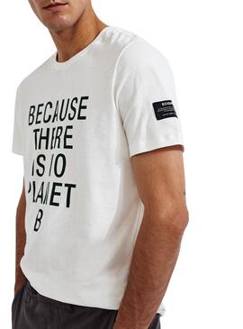 T-Shirt Ecoalf Natl Classic Weiss Herren