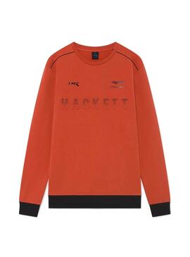 Sweatshirt Hackett Aston Martin Naranja für Herren