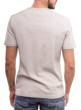 T-Shirt Klout Organic Premium Grau für Herren