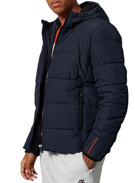 Jacke Superdry Sports Puffer Blau Marineblau Herren