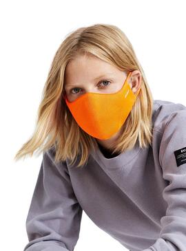 Ecoalf Safety Orange Unisex-Maske