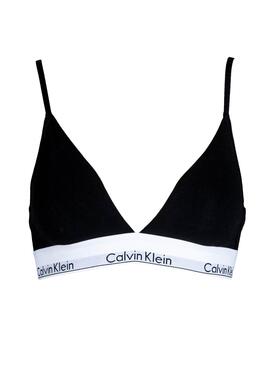 Top Calvin Klein Triangle Schwarz für Damen