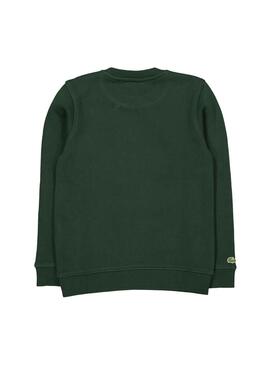 Sweatshirt Lacoste Croco Grün für Junge