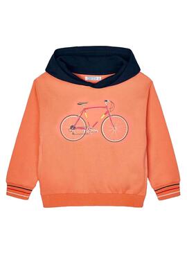 Sweatshirt Mayoral Fahrrad Orange für Junge