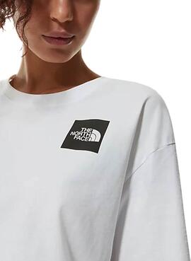 T-Shirt The North Face Cropped Weiss für Damen