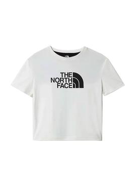 T-Shirt The North Face Mountain Weiss für Damen