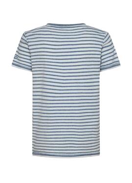 T-Shirt Pepe Jeans Joss Blau für Junge