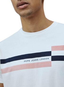 T-Shirt Pepe Jeans Donovan Weiss für Herren