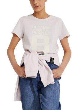 T-Shirt Ecoalf Great B Rosa für Mädchen