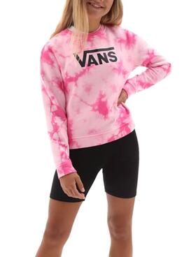 Sweatshirt Vans Hypno Crew Rosa für Mädchen