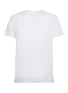 T-Shirt Tommy Hilfiger Corp Split Weiss Herren