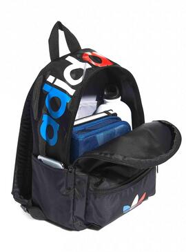 Rucksack Adidas Tricolor Mini Schwarz für Junge Mädchen