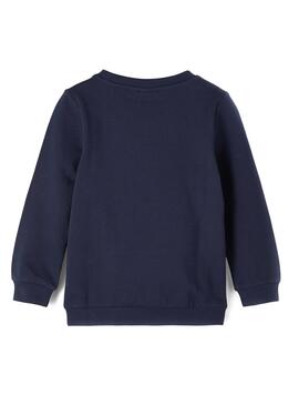 Sweatshirt Name It Vildar Marineblau für Junge