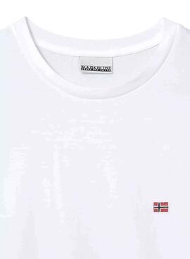T-Shirt Napapijri Salis C SS Weiss für Herren