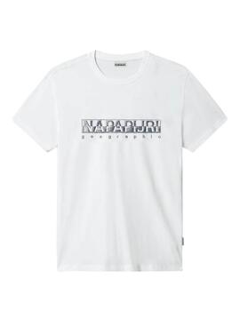 T-Shirt Napapijri Sallar SS Weiss für Herren