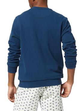 Sweatshirt Dockers Garment-Dyed Blau für Herren